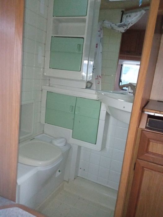 Przyczepa kempingowa, łazienka, WC, na działkę, transport