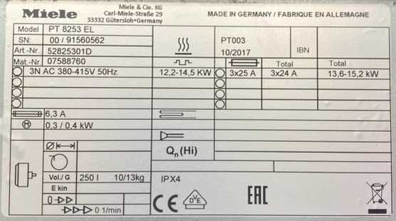 CAŁA POLSKA MIELE PT8253EL 13KG SUSZARKA Professional Pralka Dostawa