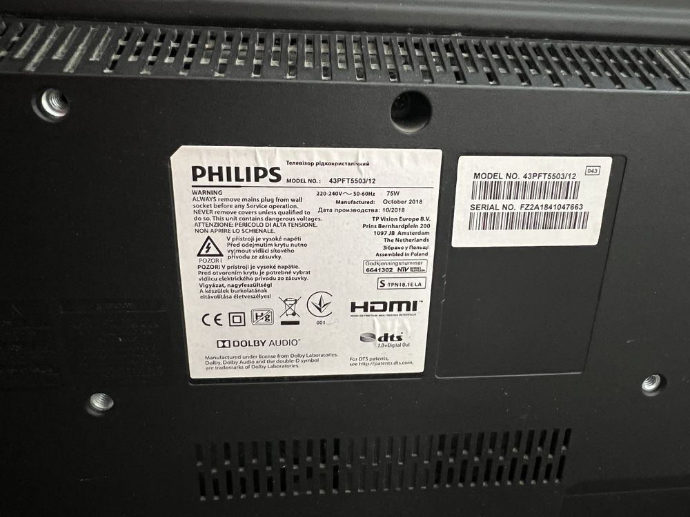 Telewizor Philips LED 42”