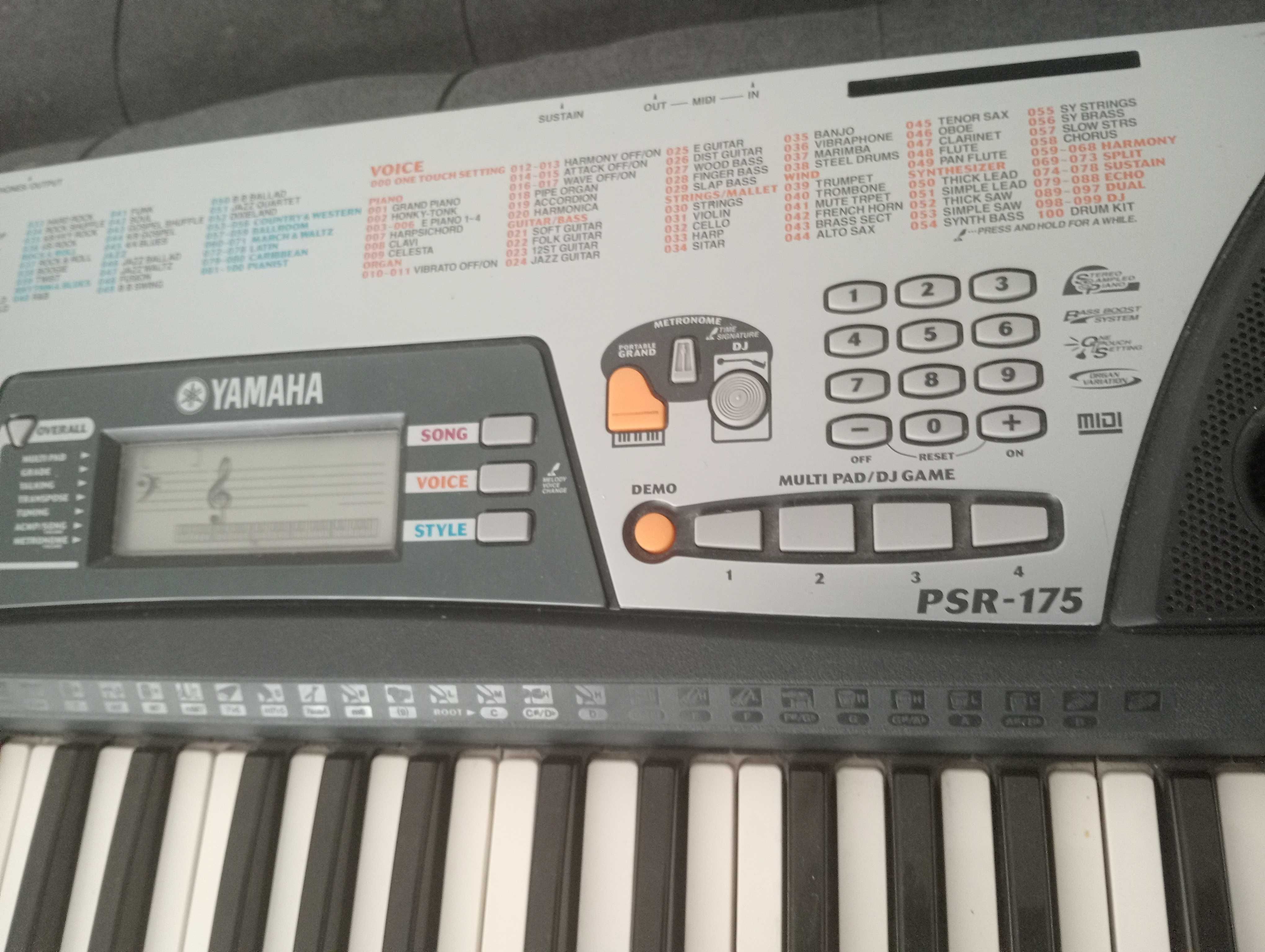 Teclado Yamaha psr 175