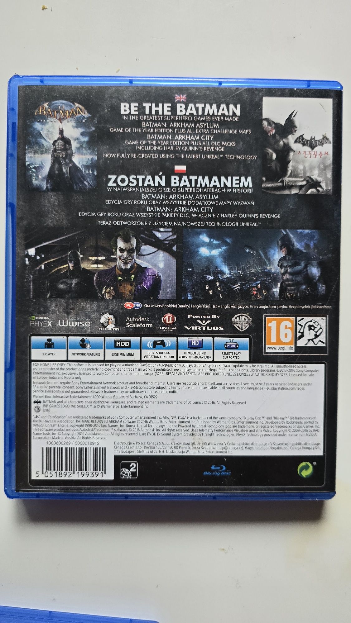 Batman arkham PS4