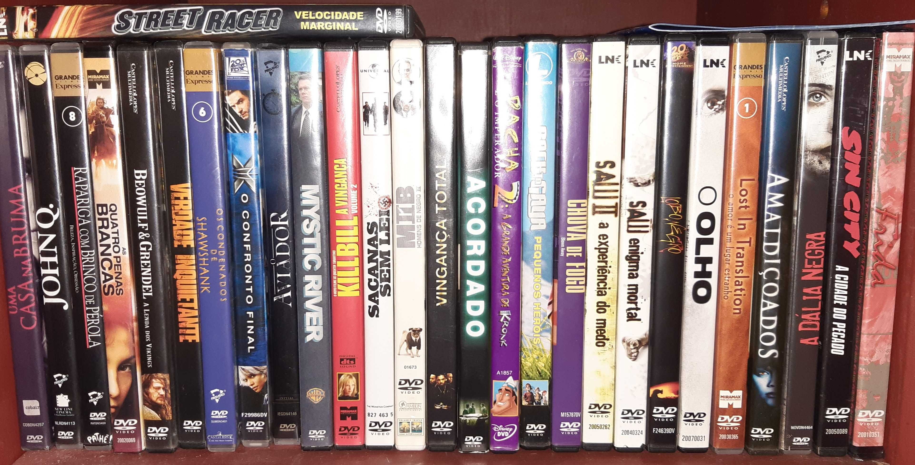 Filmes dvd vários géneros