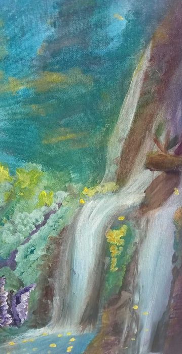 Quadro Pintura "Orientalis", Acrílico sobre a tela, 80x80 Arte 2022