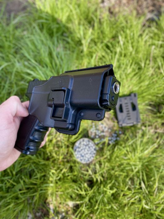 Металевий Пістолет Глок 17 Glock 17 Galaxy | на кульках