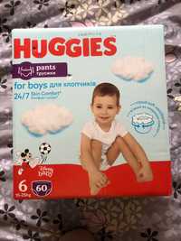 Підгузки трусики Huggies 6 15-25 кг для хлопчиків 60 шт