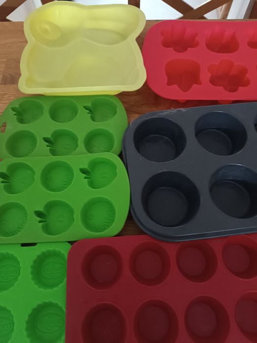 Formy silikonowe ciastek lodu wykrawacze foremki zestaw