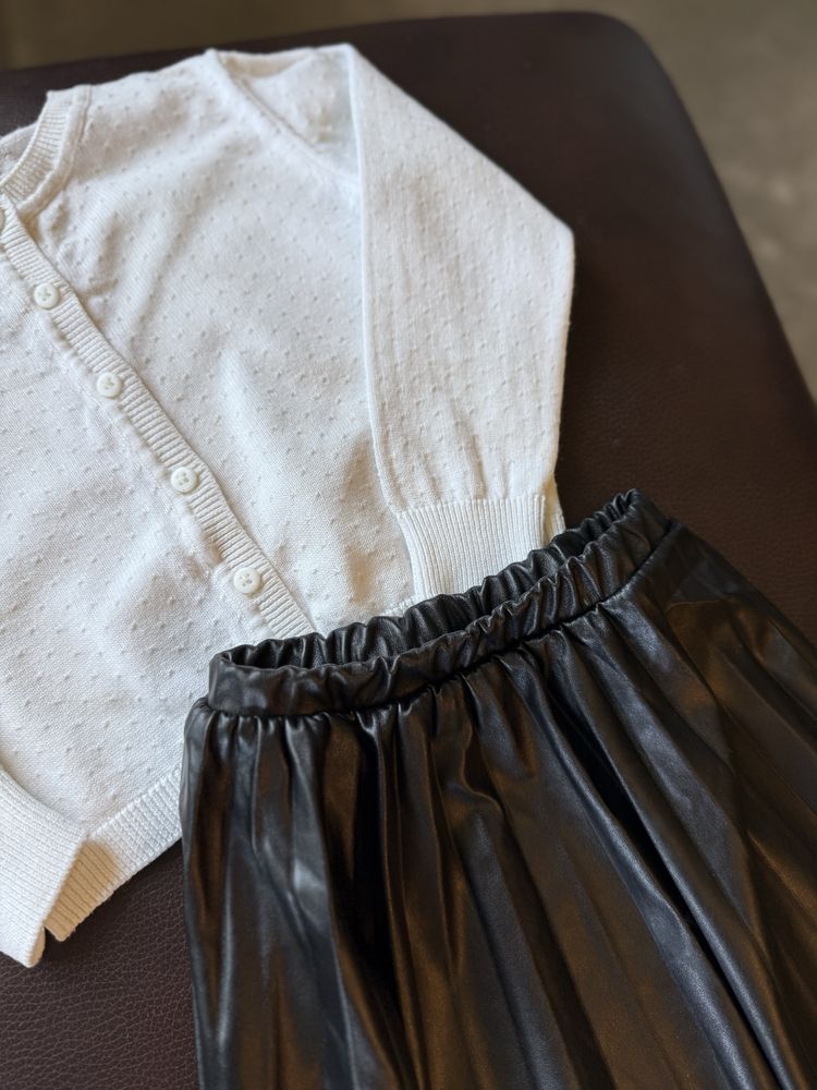 спідничка Zara шкіряна