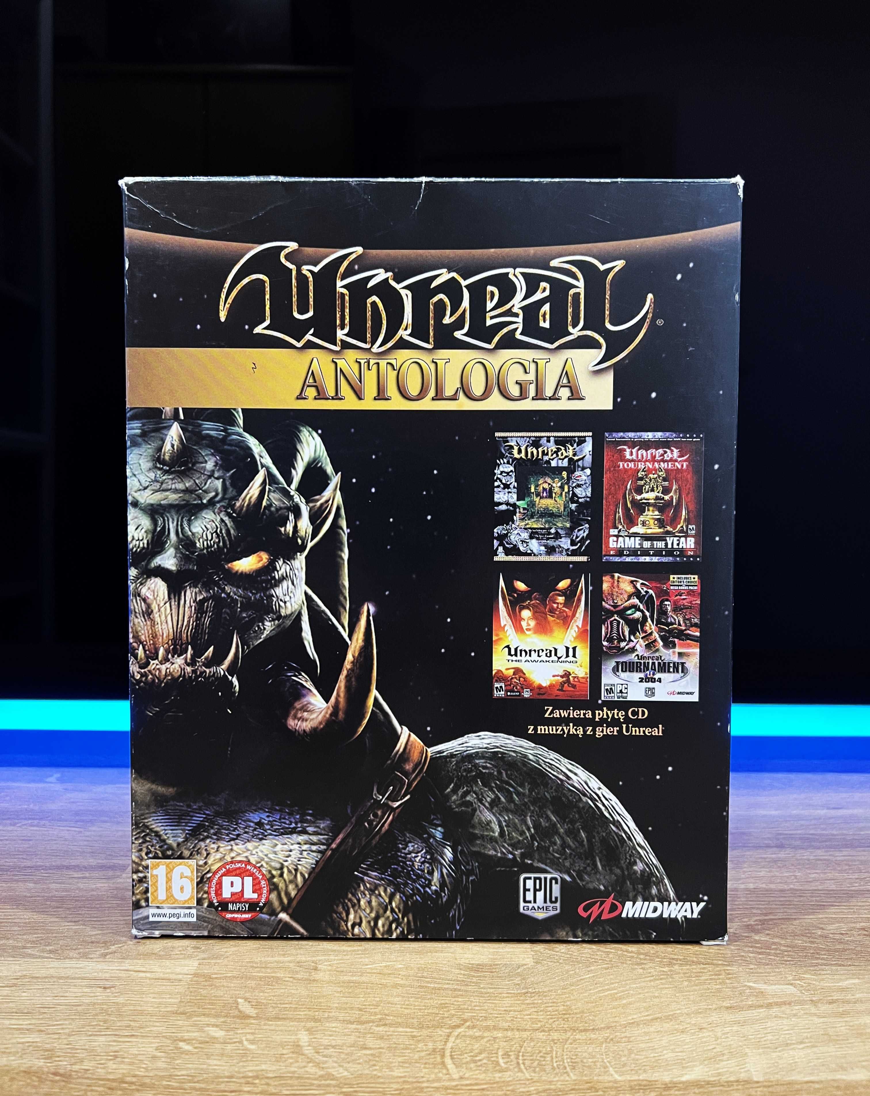 Unreal Antologia (PC PL 2006) BIG BOX polskie kompletne wydanie