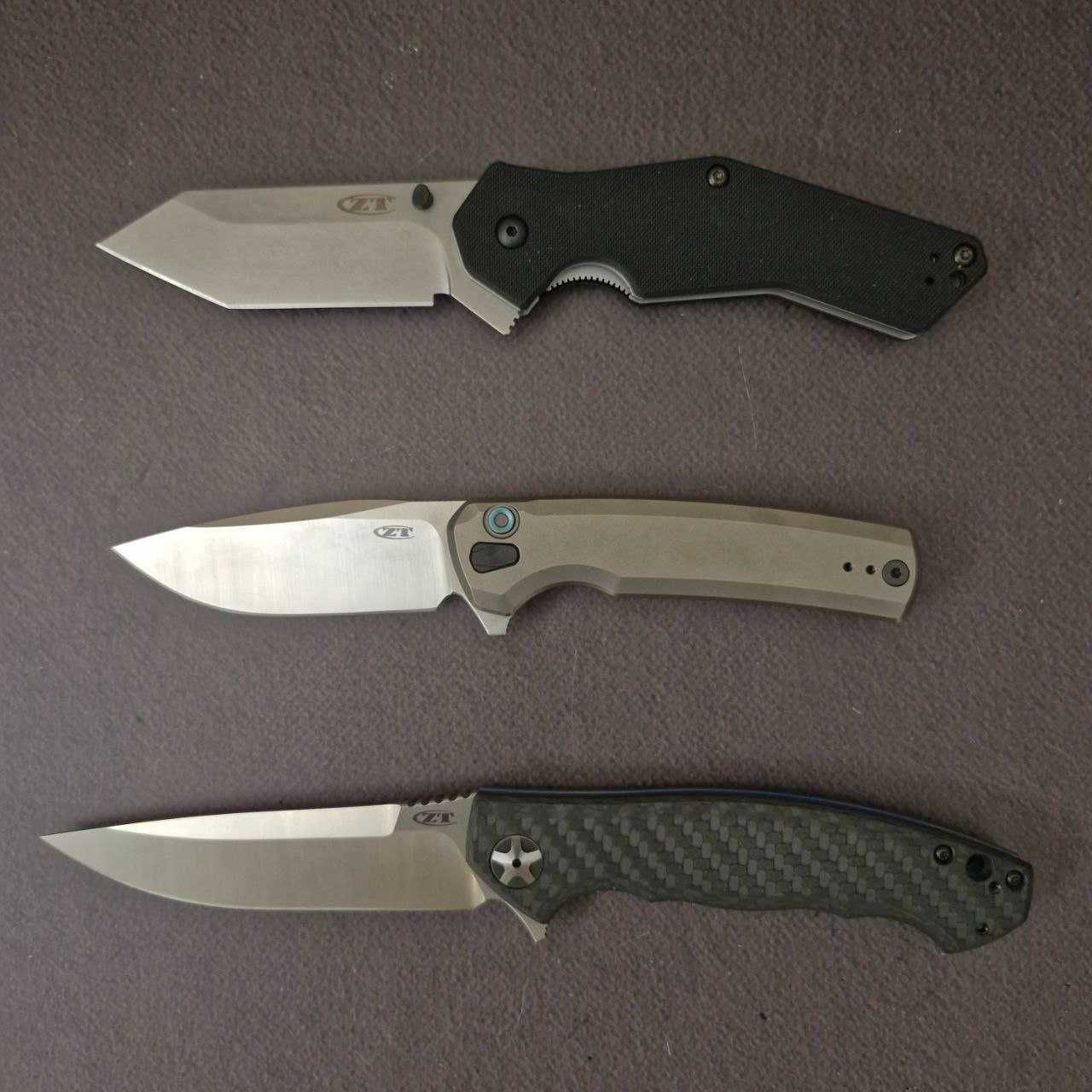 Zero Tolerance ZT 0044 S45VN Button Lock Новинка!