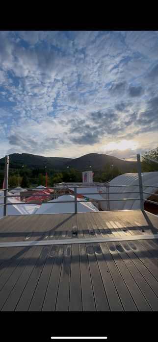 Kontener Kontenery BAR gastronomiczne taras schody 4 Wc zaplecze