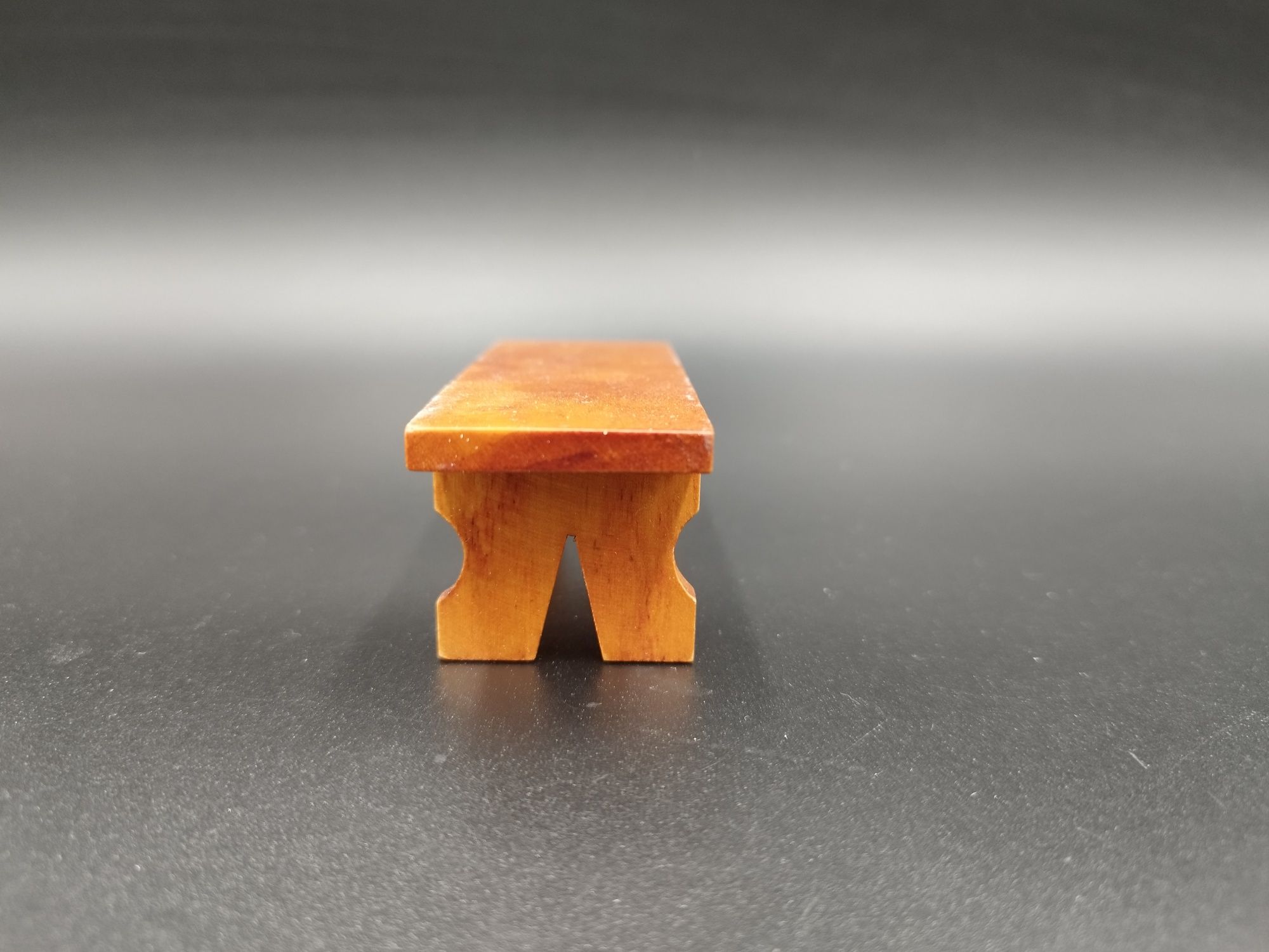 Mini mebelki ławka  skala 1:12 mebelki nowe wykonane z wysokie