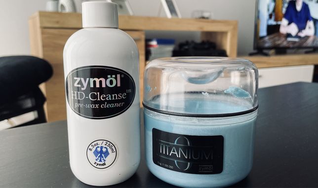 Wosk Zymol Titanium + Cleaner HD-Cleanse