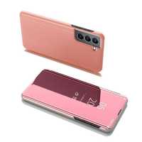 Pokrowiec Clear View Case do Samsung Galaxy S22+ z Klapką - Różowy