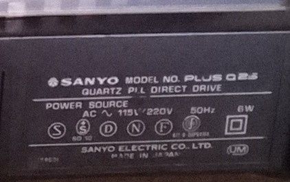 Gira discos Sanyo