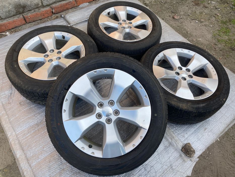 Koła Aluminiowe SUBARU 5x100 ET48 7x17 opony 225/55R17 LATO idealne