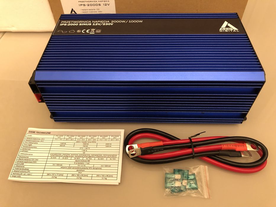 Інвертор, перетворювач напруги, 1000/2000w