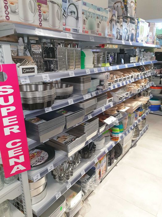 Regały Gondole Metalowe Modułowe Wyposażenie Likwidacja sklepu