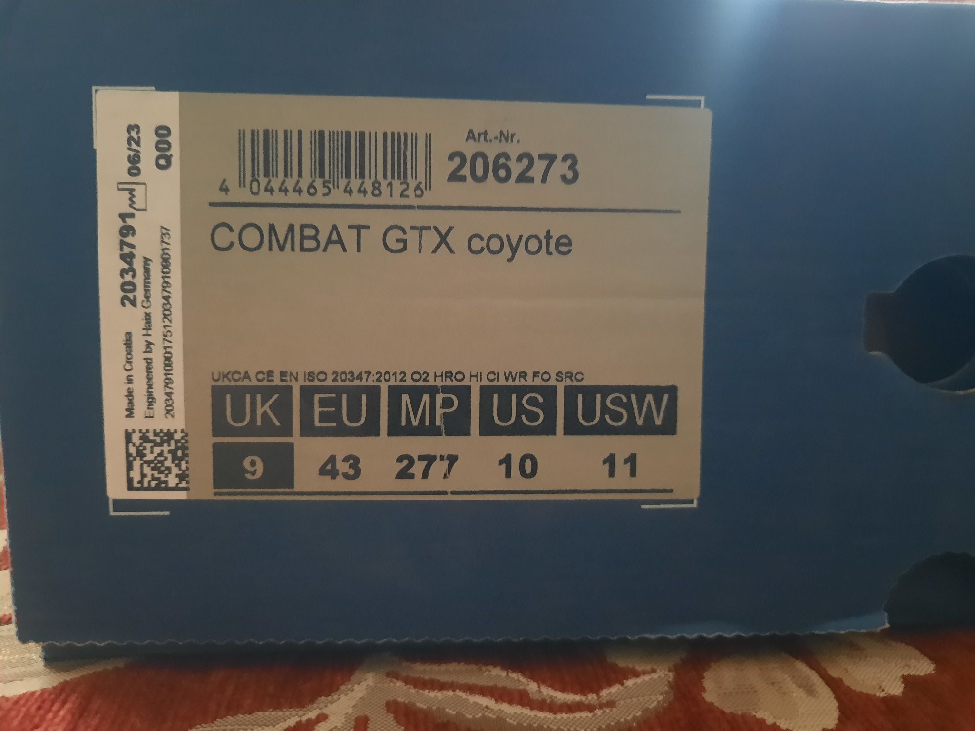 Черевики HAIX Combat GTX Gore-Tex Coyote