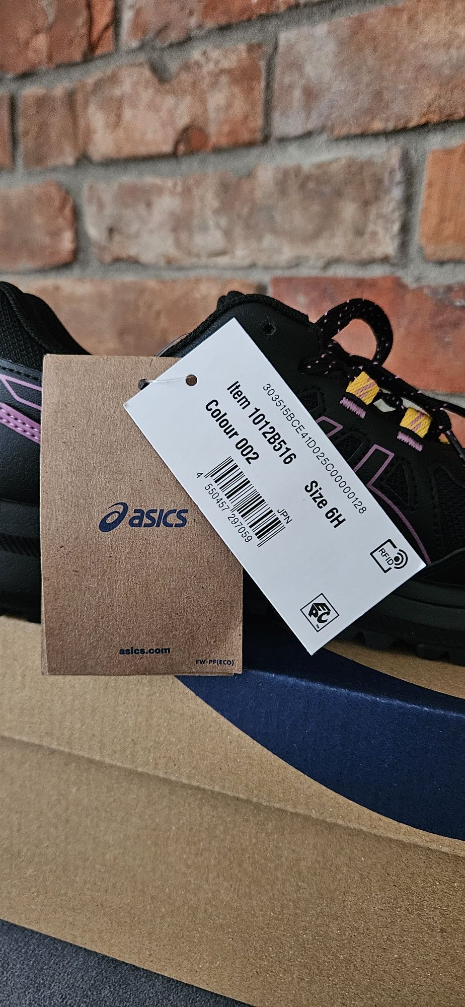 Buty do biegania Asics Damskie Trail Scout 3 Black Light Blue nowe