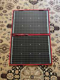 Солнечная панель складная 100Вт с контроллером / сонячная панель