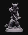 Szkielet Wojownik Figurka 32mm 14K zgodna z DnD RPG Pathfinder Warham.
