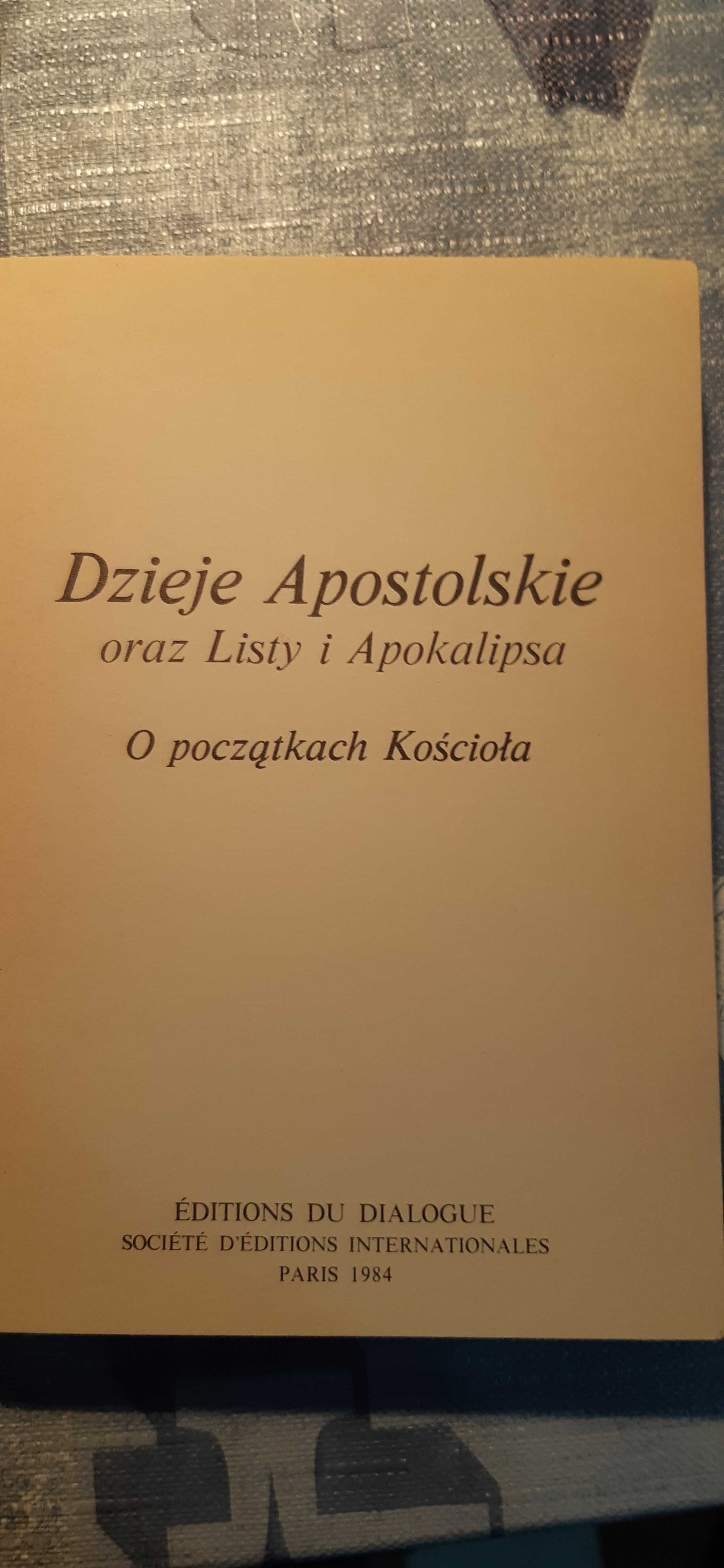 dzieje apostolskie listy i apokalipsa dla kolekcjonerów