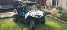 Polaris RZR 800, zarejestrowany.