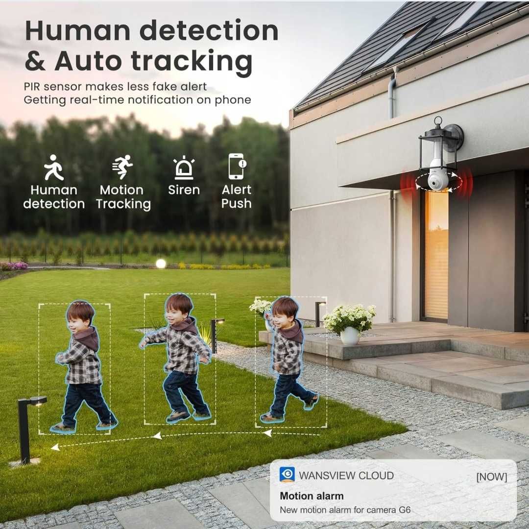Inteligentna kamera obrotowa WiFi w żarówce 2K G6 z gniazdem E27