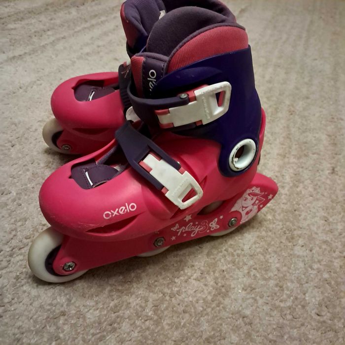 Rolki Oxelo różowe 28-30