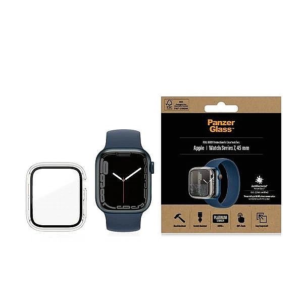 Etui PanzerGlass Full Body na Apple Watch 7 / 8/45 mm - przezroczyste