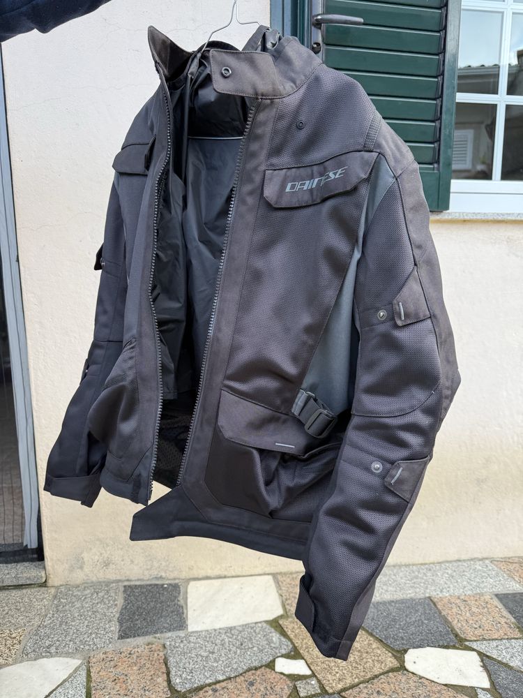 Casaco DAINESE Desert Tex Black/ Black/ Ebony - Novo sem uso