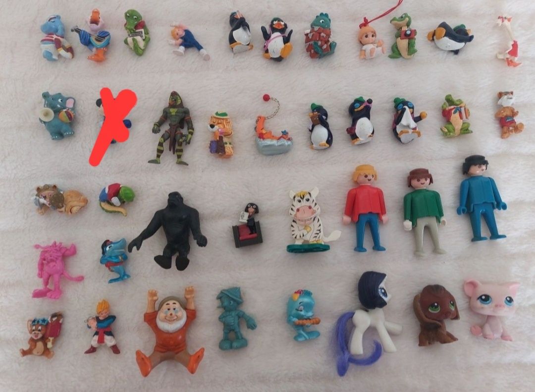 Figuras pvc, lps, playmobil, kinder, McDonald's, várias