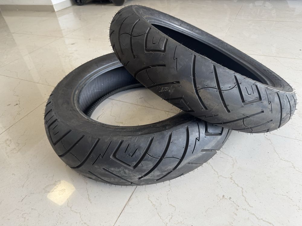 Sprzedam komplet nowych opon shinko 777   140/80/17 , 180/65/16   2024