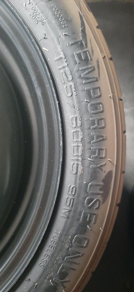 Koło dojazdowe 5x114,3  Kia, Hyundai 15 cali