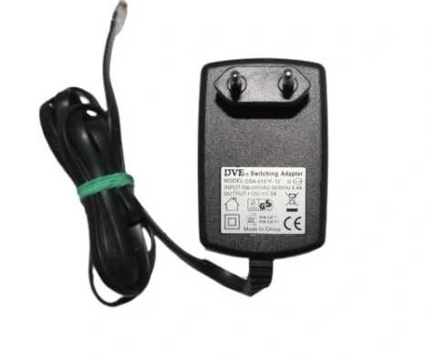 Zasilacz wtyczkowy DVE 12V 1,5A 18W RJ-12 DSA-0151F-12