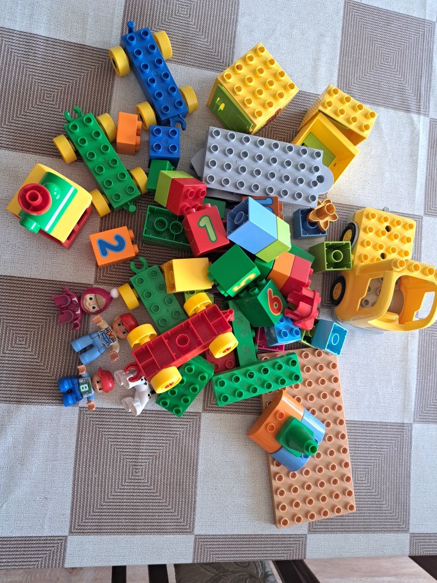 Lego duplo pociag liczbyi + lodziarnia