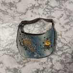 Torebka do ręki Y2K vintage jeans handbag