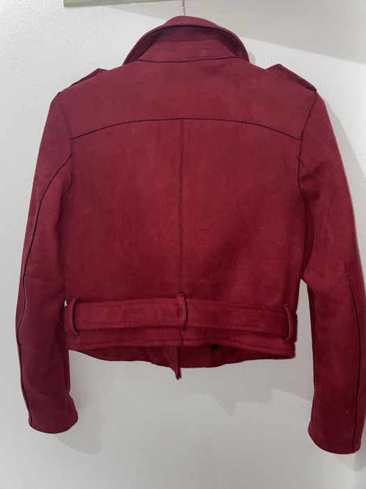 Casaco biker vermelho