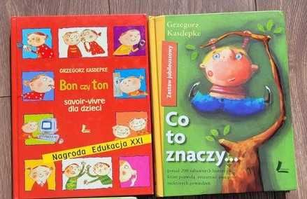 Książki Kasdepke "Co to znaczy" "Bon czy ton"