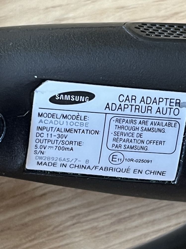 Ładowarka Samsung samochodowa oryginał ACADU1OCBE