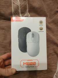 Нова ігрова миша Kysona M600, black/white, сенсор PAW3395,500Mah,55гр#