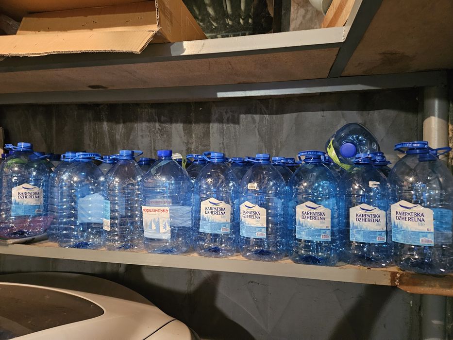 Баклашки, пляшки, бутлі, тара для води, 6 літрів, 50 шт., чисті, 15грн