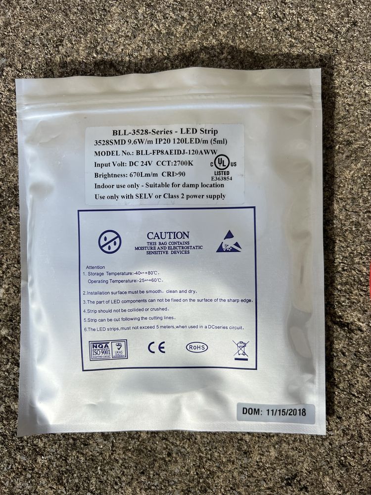 Fita LED para utilização intensiva.