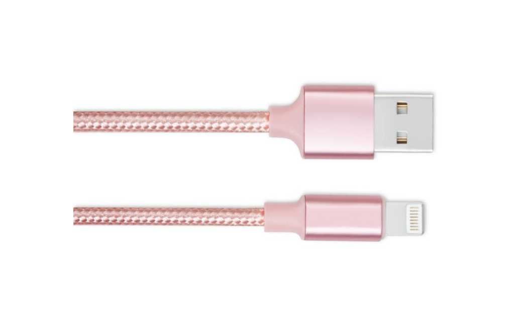 Kabel pleciony 2 szt do  ładowania 2m USB-A 2.0  Lightning dla iPhone