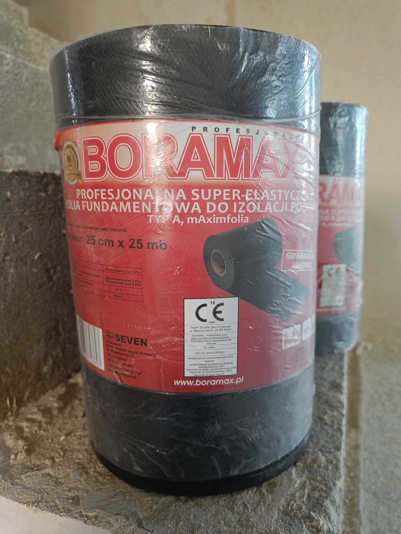 Izolacja pozioma 0,25x25m w rolce 6,25m2 SEVEN BORAMAX