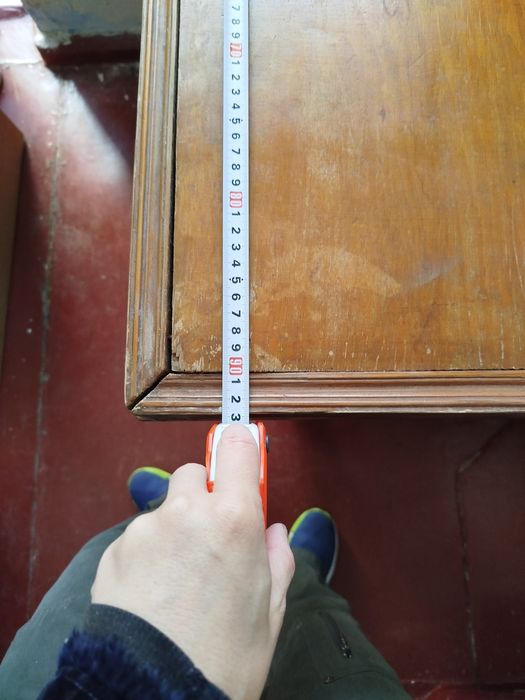 Міцний розкладний ретро стіл з натурального дерева