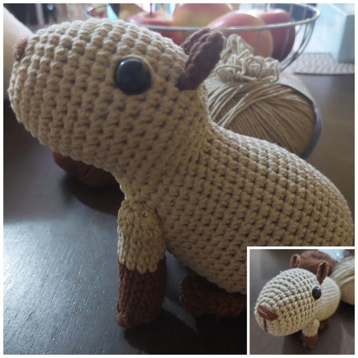 Kapibara szydelkowa handmade