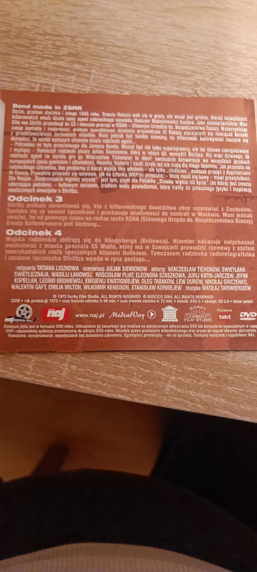 Siedemnaście mgnień wiosny Odcinek 1,2,3,4, 11,12 Film historyczny