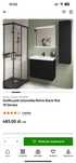 Szafka pod umywalke Remix Black Mat 75 Sensea