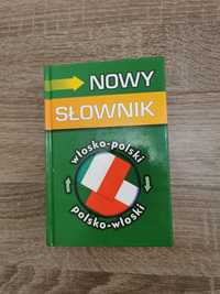 Nowy słownik włosko polski polsko włoski twarda okładka